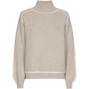 Marie Méro, Dames, Truien, Beige, Maat: S Wol,
