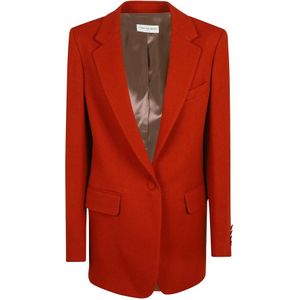 Dries Van Noten, Dames, Jassen, Oranje, Maat: XS Wol,