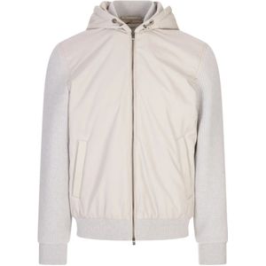 Agnona, Heren, Jassen, Wit, Maat: 2XL Polyamide,