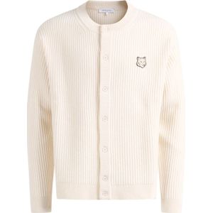 Maison Kitsuné, Heren, Truien, Beige, Maat: L Wol,