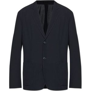 Giorgio Armani, Heren, Jassen, Zwart, Maat: XL Wol,