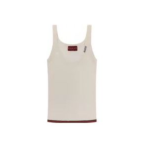 Gucci Topjes , White , Dames , Maat: L