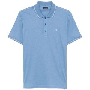 Paul & Shark, Heren, Tops, Blauw, Maat: 2XL Katoen,