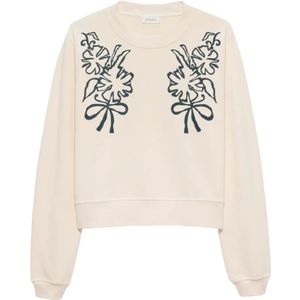 Alchemist, Dames, Sweatshirts & Hoodies, Beige, Maat: S/M Katoen,