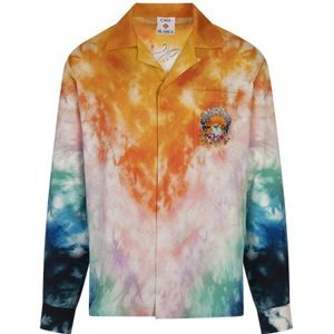 Casablanca, Heren, Overhemden, Veelkleurig, Maat: M Zijde,