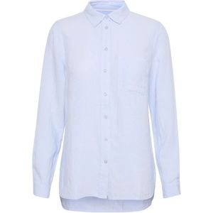 Part Two, Dames, Blouses & Shirts, Blauw, Maat: S Linnen,