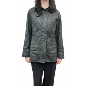 Barbour, Dames, Jassen, Grijs, Maat: XL Katoen,