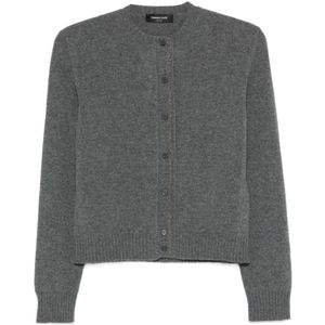 Fabiana Filippi, Dames, Truien, Grijs, Maat: M Nylon,