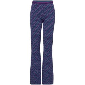 Diane Von Furstenberg, Dames, Broeken, Veelkleurig, Maat: W26 Viscose,