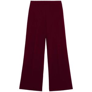 Oltre, Dames, Broeken, Rood, Maat: S Poliester,