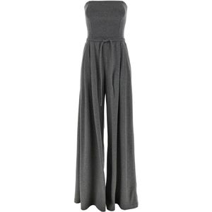 Giovanni Bedin, Dames, Jumpsuits & Playsuits, Grijs, Maat: M Zijde,