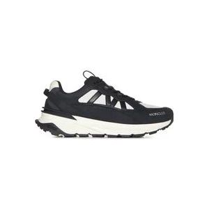 Moncler Zwarte Sneakers Paneeldesign Waterbestendig , Black , Heren , Maat: 44 EU