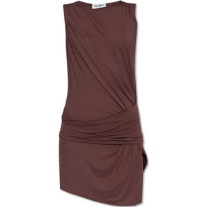 The Attico, Dames, Jurken, Paars, Maat: 2XS Viscose,