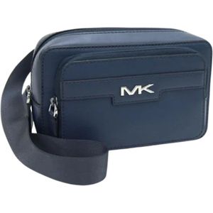 Michael Kors Pre-owned, Dames, Pre-owned, Blauw, Maat: ONE Size Leer,