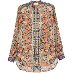 Pierre-Louis Mascia, Dames, Blouses & Shirts, Veelkleurig, Maat: XS Zijde,