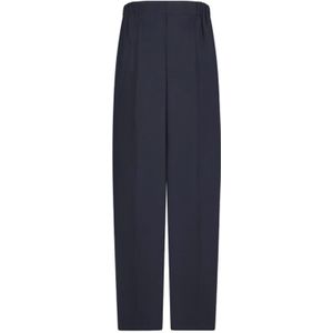 Jacquemus, Heren, Broeken, Blauw, Maat: XS Wol,