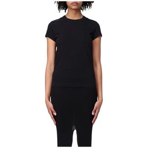 Rick Owens, Dames, Tops, Zwart, Maat: S Katoen,