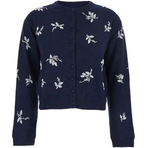 Atelier Edition, Dames, Truien, Blauw, Maat: S Katoen,