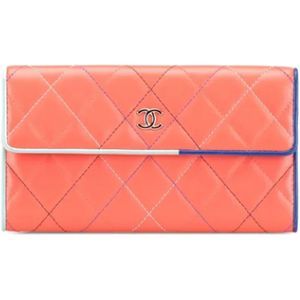 Chanel Vintage, Dames, Pre-owned, Oranje, Maat: ONE Size Leer,