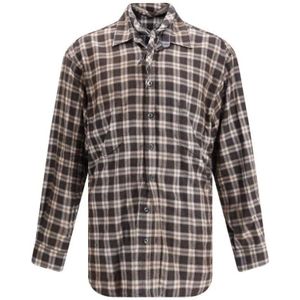 Dsquared2, Heren, Overhemden, Veelkleurig, Maat: XL Katoen,