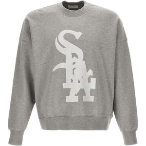 1989 Studio, Heren, Sweatshirts & Hoodies, Grijs, Maat: S Katoen,