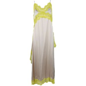 Msgm, Dames, Jurken, Veelkleurig, Maat: XS Poliester,