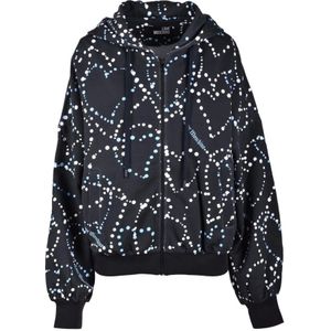 Love Moschino, Dames, Sweatshirts & Hoodies, Zwart, Maat: S Katoen,