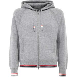 Thom Browne, Heren, Sweatshirts & Hoodies, Grijs, Maat: S Kasjmier,