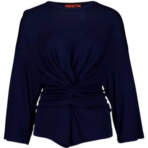 Colville, Dames, Tops, Blauw, Maat: M Leer,