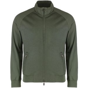 Moorer, Heren, Sweatshirts & Hoodies, Groen, Maat: M