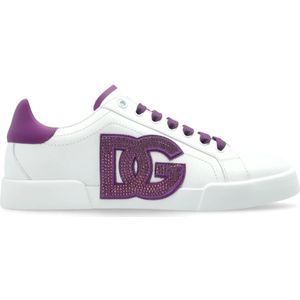 Dolce & Gabbana, Dames, Schoenen, Wit, Maat: 35 EU Leer,