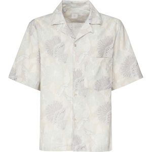 Eleventy, Heren, Overhemden, Beige, Maat: 2XL Katoen,