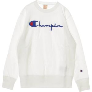 Champion, Heren, Sweatshirts & Hoodies, Wit, Maat: M Katoen,