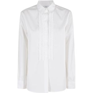 Aspesi, Dames, Blouses & Shirts, Wit, Maat: S