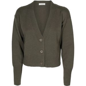 Kangra, Dames, Truien, Groen, Maat: XS Wol,