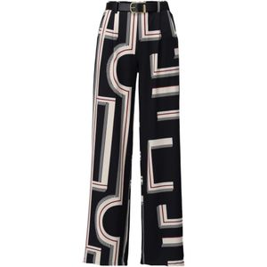 K-Design, Dames, Broeken, Veelkleurig, Maat: M