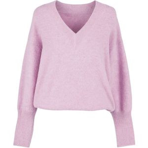 Twinset, Dames, Truien, Paars, Maat: L Wol,