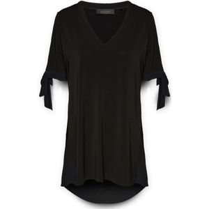 Elena Mirò, Dames, Blouses & Shirts, Zwart, Maat: M