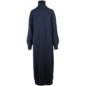 Fabiana Filippi, Dames, Jurken, Blauw, Maat: M Zijde,