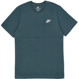 Nike - Club Tee - T-shirt - Groen - Korte Mouwen - 100% Katoen