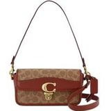 Coach Bruine Coated Canvas Baguette , Brown , Dames , Maat: ONE Size