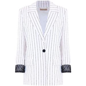 Kocca, Dames, Jassen, Wit, Maat: S Katoen,