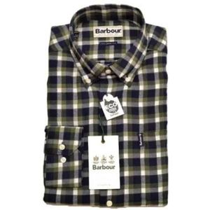 Barbour, Heren, Overhemden, Blauw, Maat: L Katoen,