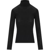 Slim fit shirt met lange mouwen van een mix van wol en zijde, model 'TESEO'