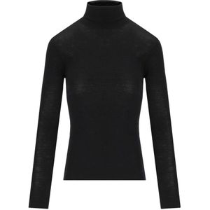 Slim fit shirt met lange mouwen van een mix van wol en zijde, model 'TESEO'