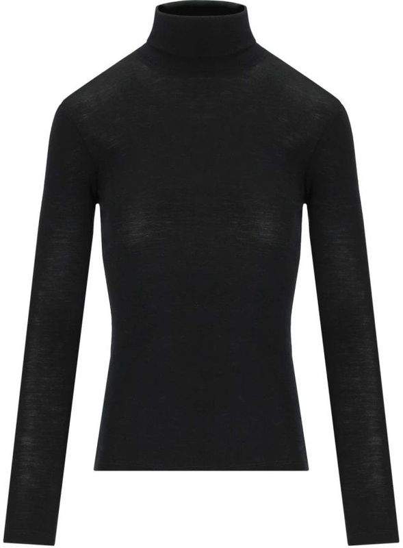 Slim fit shirt met lange mouwen van een mix van wol en zijde, model 'TESEO'