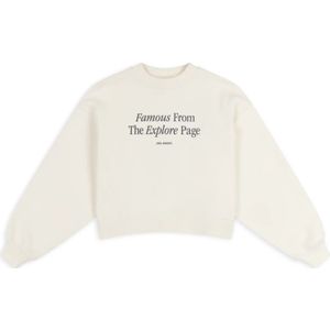 Axel Arigato, Dames, Sweatshirts & Hoodies, Beige, Maat: S Katoen,