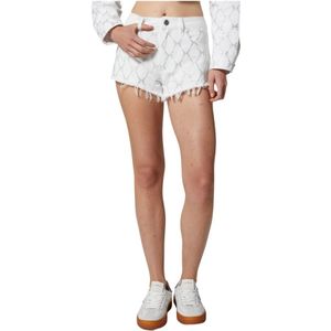 Richmond, Dames, Korte broeken, Wit, Maat: W24 Denim,