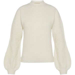 Momoni, Dames, Truien, Beige, Maat: S Wol,