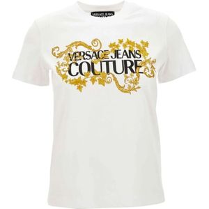 Versace Jeans Couture - T-shirt - Katoen - Korte Mouwen - Baroklogo